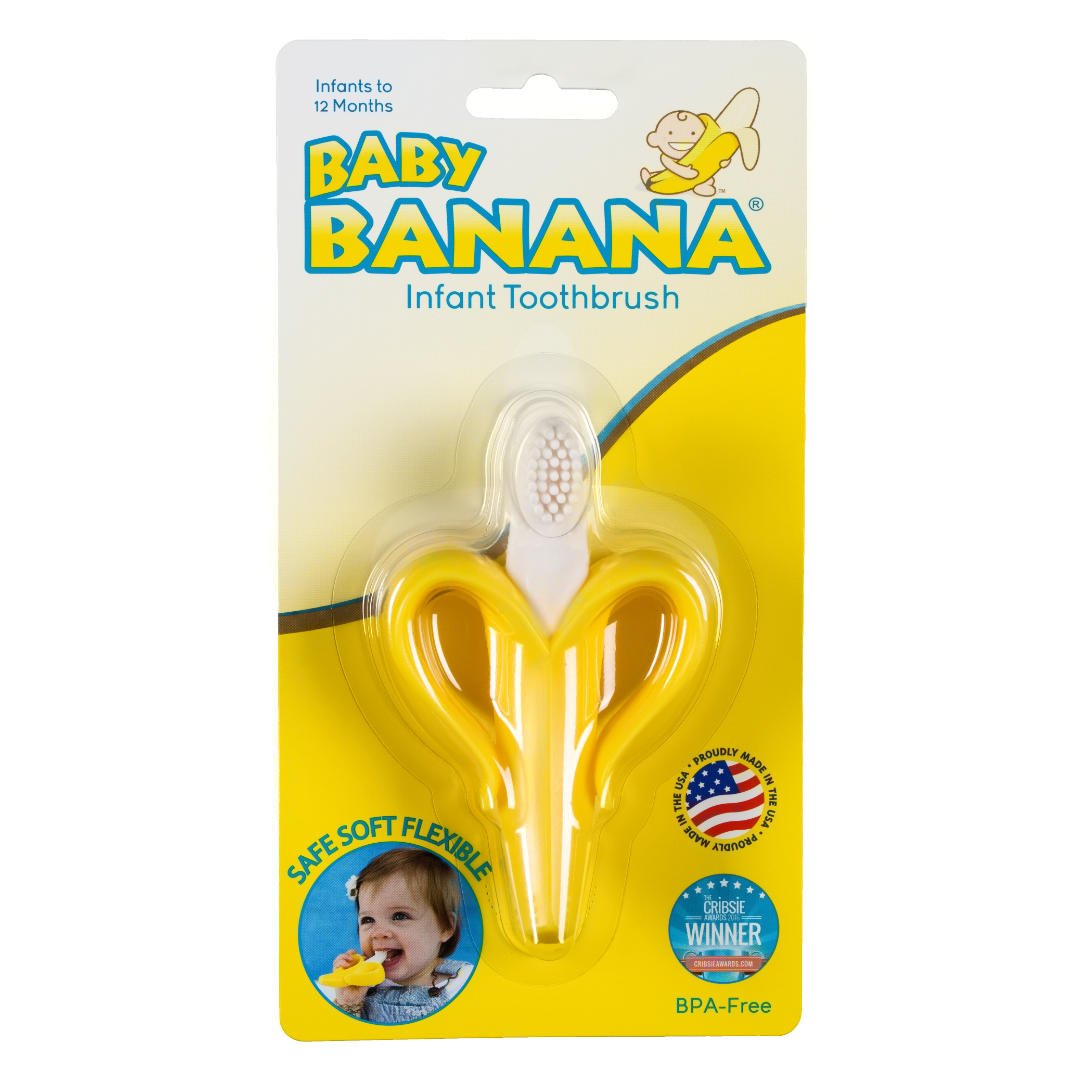 Baby Banana Banana Toothbrush & Teether