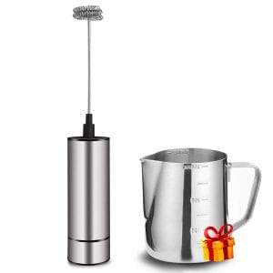 BASECENT Handheld Electric Milk Frother