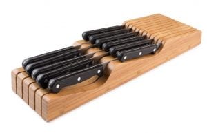 Bellemain Eco-Friendly Wooden Knife Block, 16-Slot