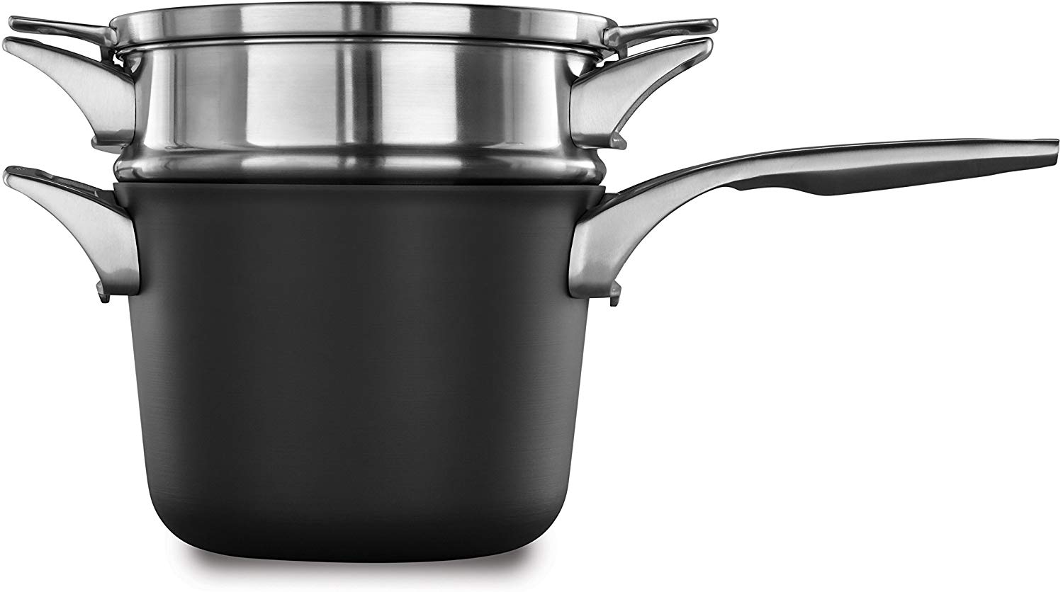 Calphalon Nonstick Sauce Pan with Double Boiler, 4.5-Quart