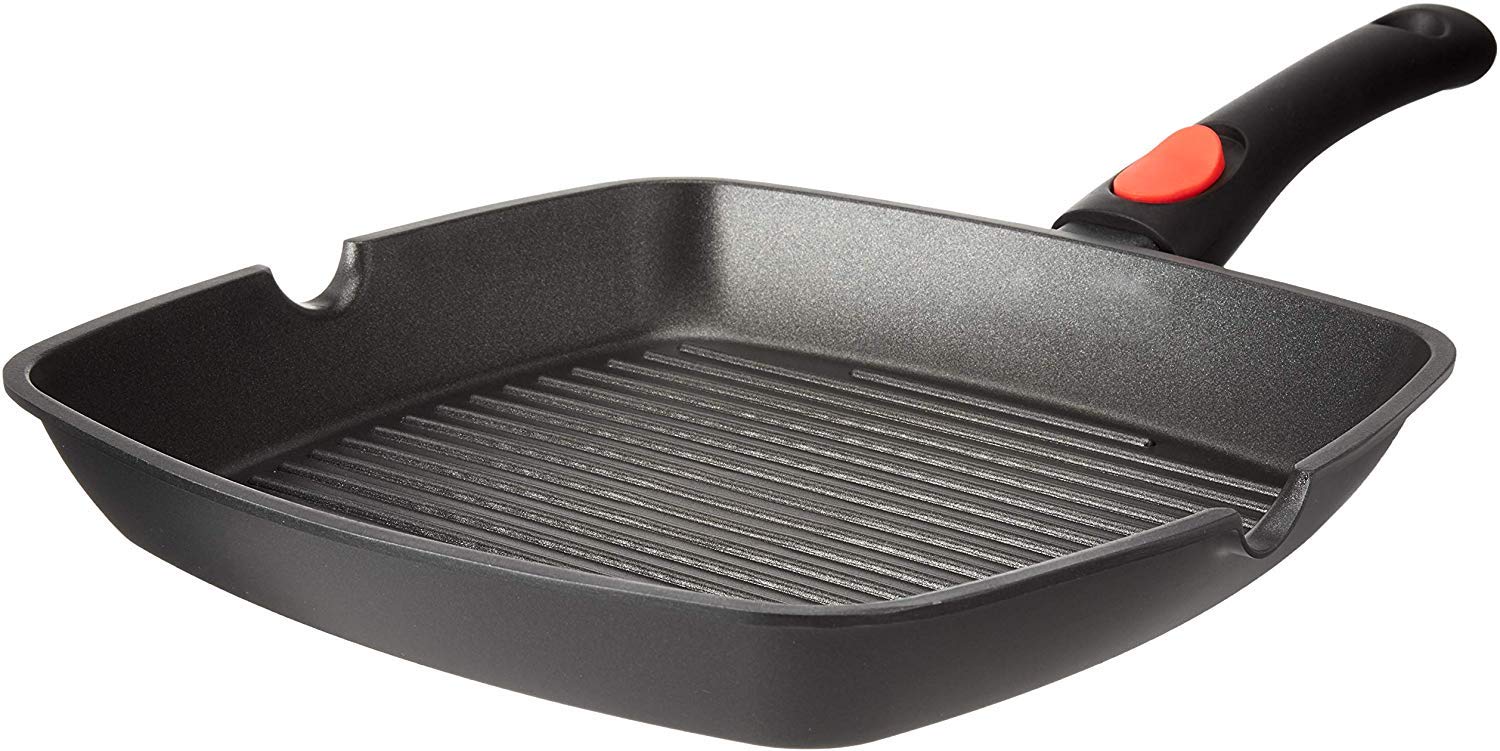 CAMMEX Grill Pan with Detachable Handle, 11-Inch