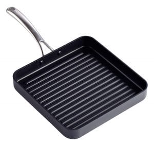 Cooks Standard Dishwasher Safe Nonstick Grill Pan, 11-Inch