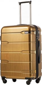 COOLIFE Telescoping Handle Carry On Suitcase, 20-Inch