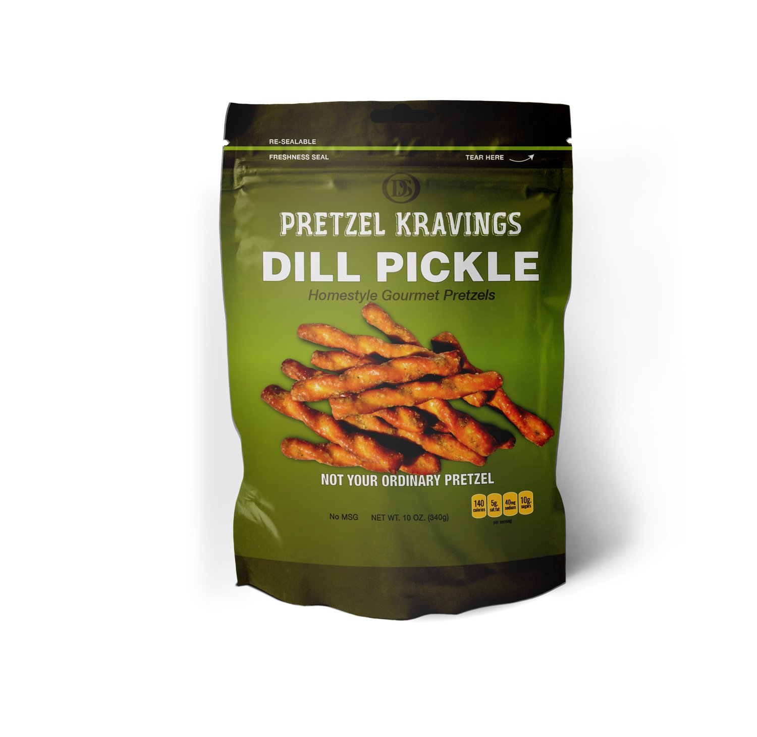 Dakota Style Pretzel Dill Pickle Snack, 10-Ounce
