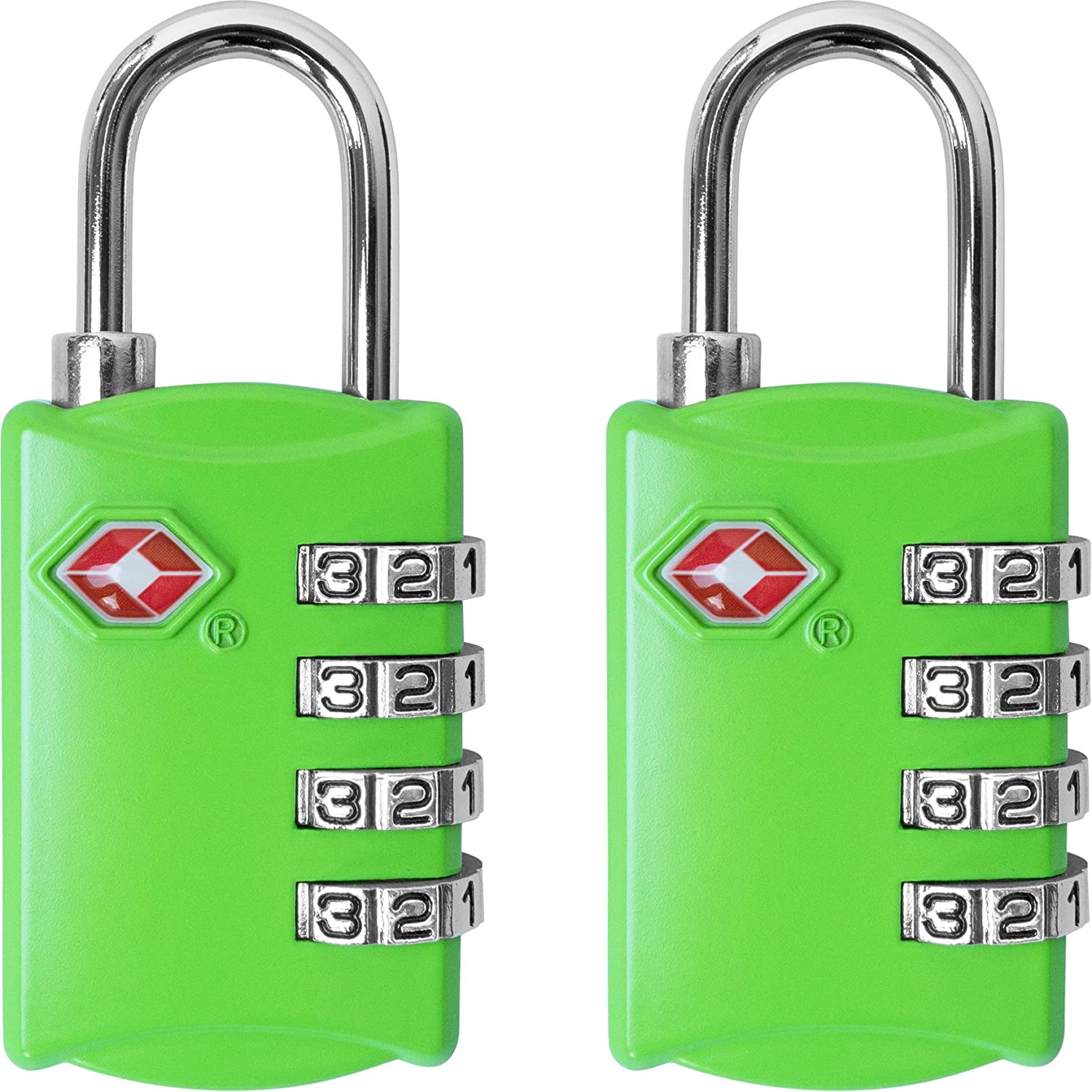 Desired Tools Reprogrammable Fast Open TSA Locks, 2-Pack
