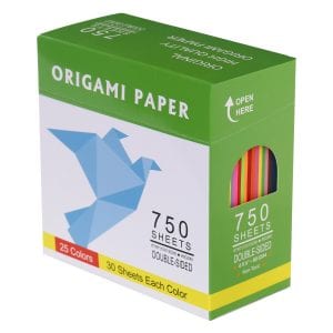 DOURA Double Sided Origami Paper, 750-Sheets