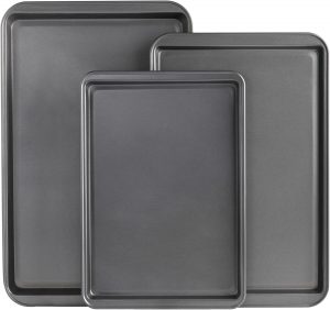 Good Cook Scratch-Resistant Baking Sheets, 3-Piece