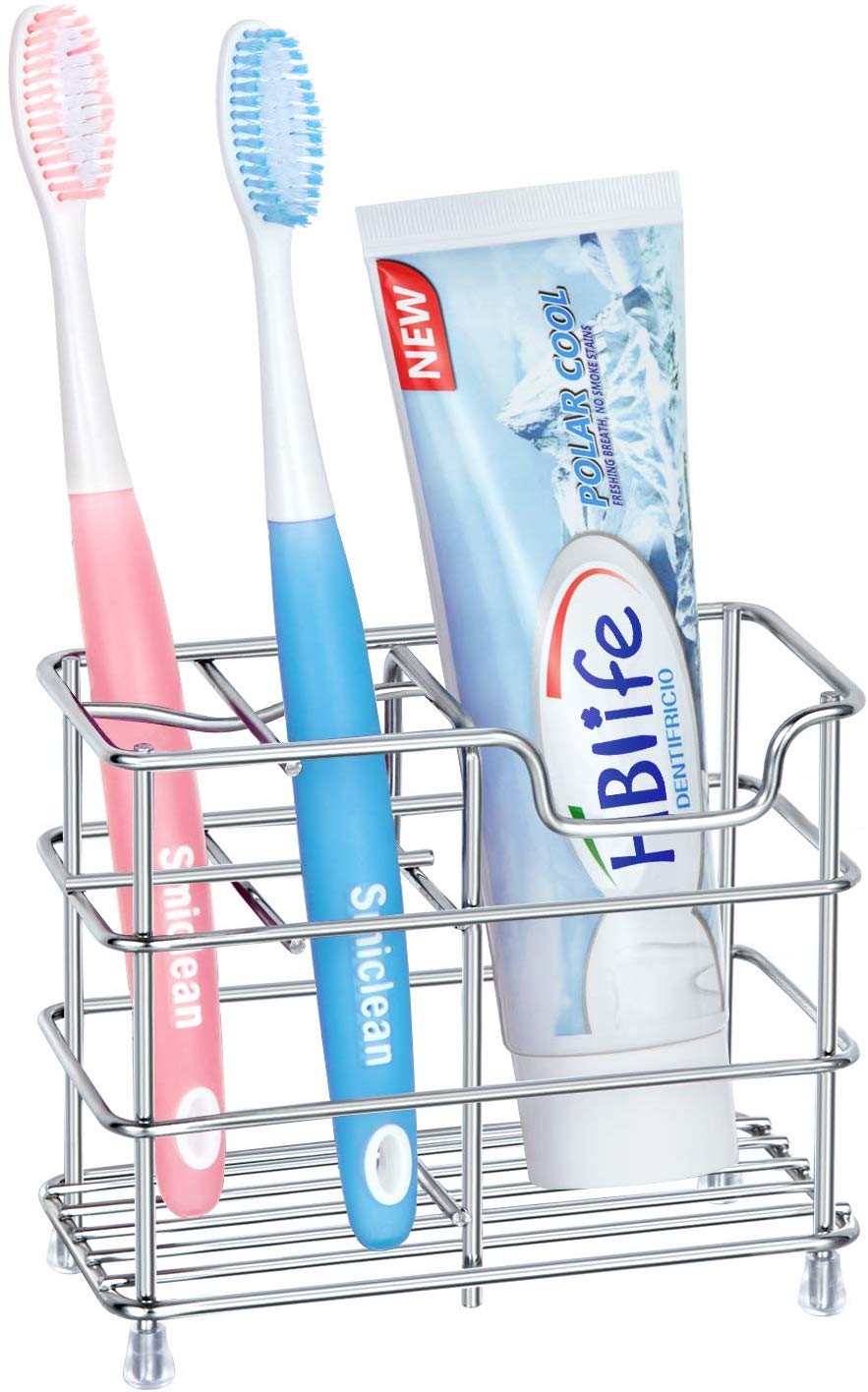 HBlife Ventilated Premium Toothbrush Holder, 5-Slot