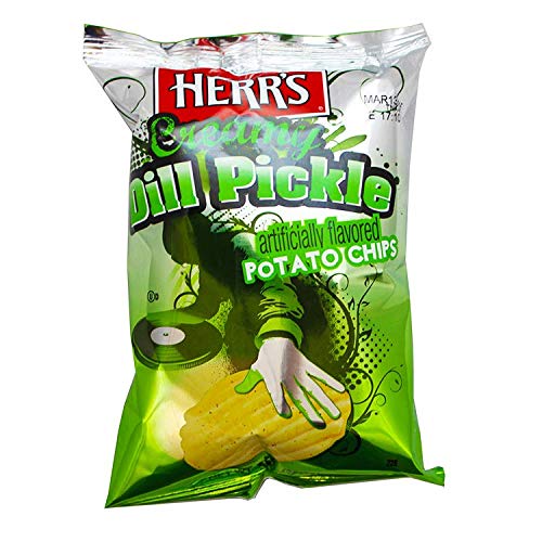 Herr’s Crunchy Real Potato Dill Pickle Chips