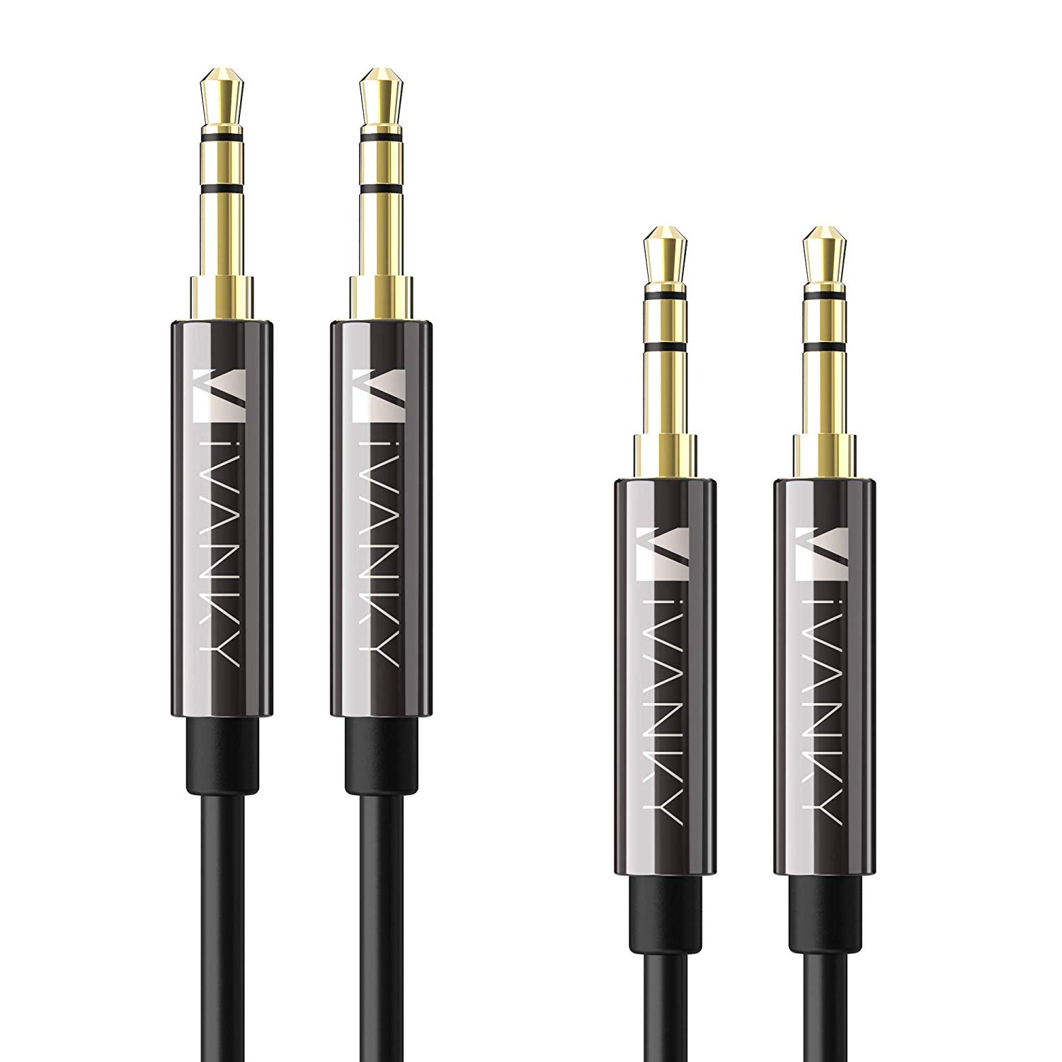 iVanky 3.5mm Male-To-Male Hi-Fi AUX Cable, 4-Feet