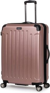 Kenneth Cole Renegade Zippered Pockets Hard Shell Suitcase, 28-Inch