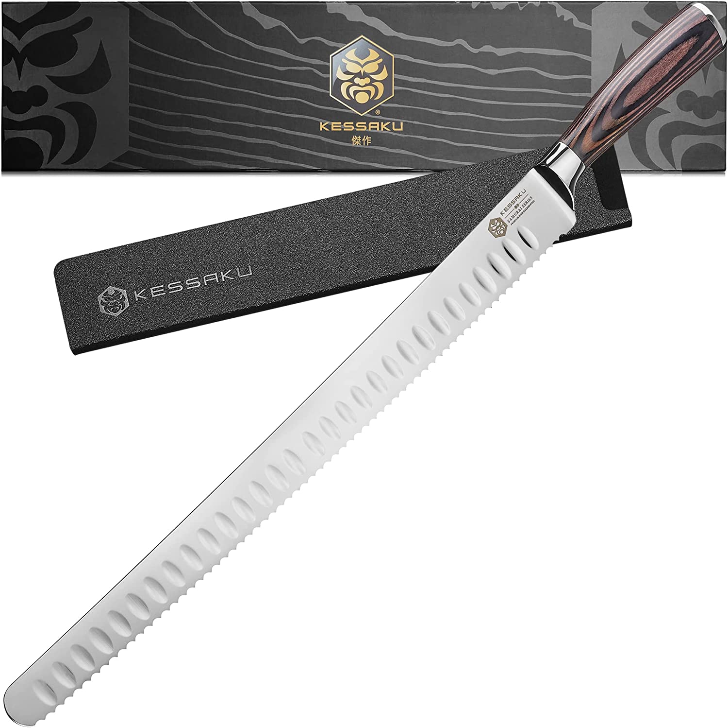 Kessaku Handmade Slicing Carving Knife, 14-Inch