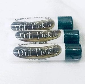 Lounies Soap Co. Dill Pickle Lip Balm, 3-Pack