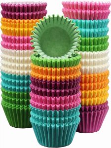 MontoPack Disposable Leak-Proof Baking Cups, 300-Pack
