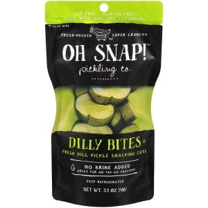 Oh Snap Fresh Dill Pickle Snacking Cuts, 12-Pack