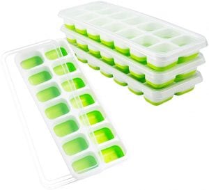 OMorc Easy Release Silicone Ice Cube Trays, 14-Cube