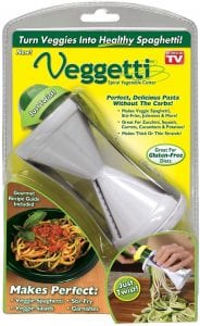 Ontel Veggetti Manual Veggie Spiral Slicer