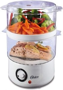 Oster Double Tiered Food Steamer, 5-Quart