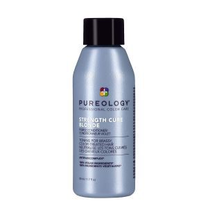 Pureology Strength Cure Blonde Color-Depositing Purple Conditioner, 1.7-Ounce