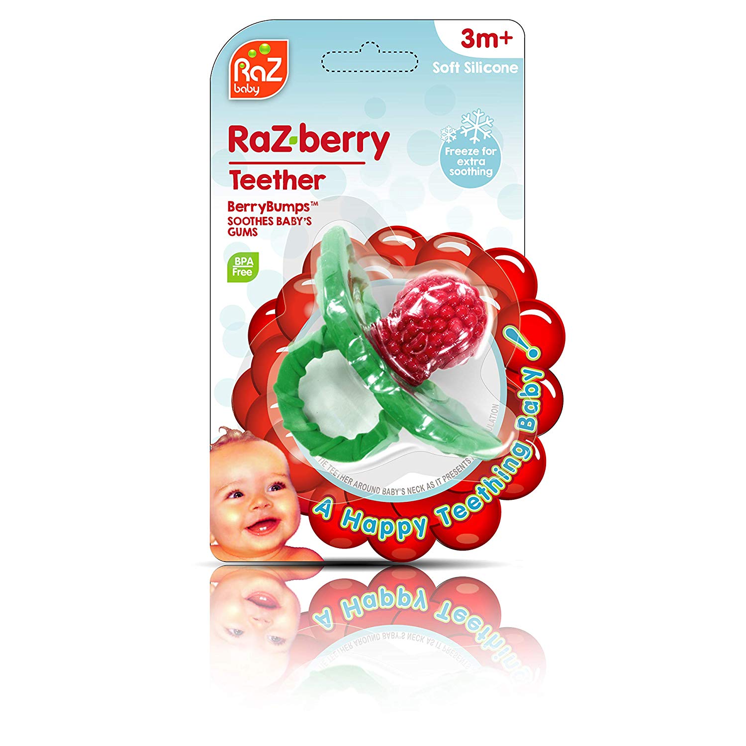 baby razberry teether