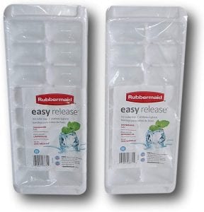 Rubbermaid Easy Release Ice Cube Trays, 16-Cube