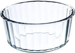 Simax Traditional Glass Souffle Dish, 2-Quart
