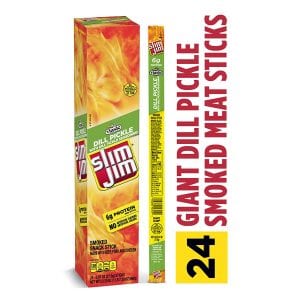 Slim Jim Giant Dill Pickle, 24-Pack