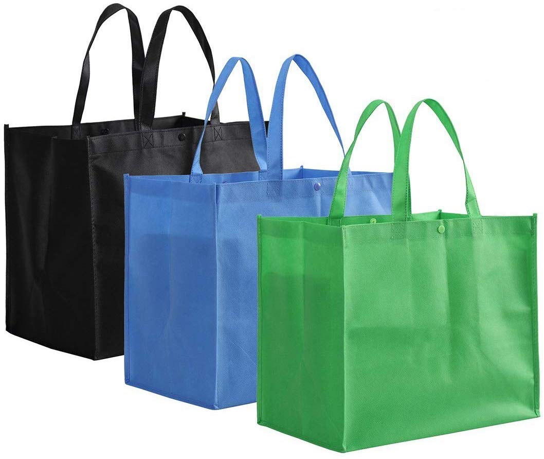 Floral Print Eco Friendly With Handle Shopping Bag Handbag Portable Foldable 