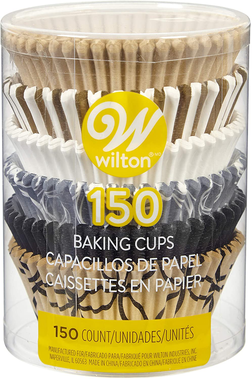 Wilton Metallic Colored Paper Baking Cups, 150-Pack