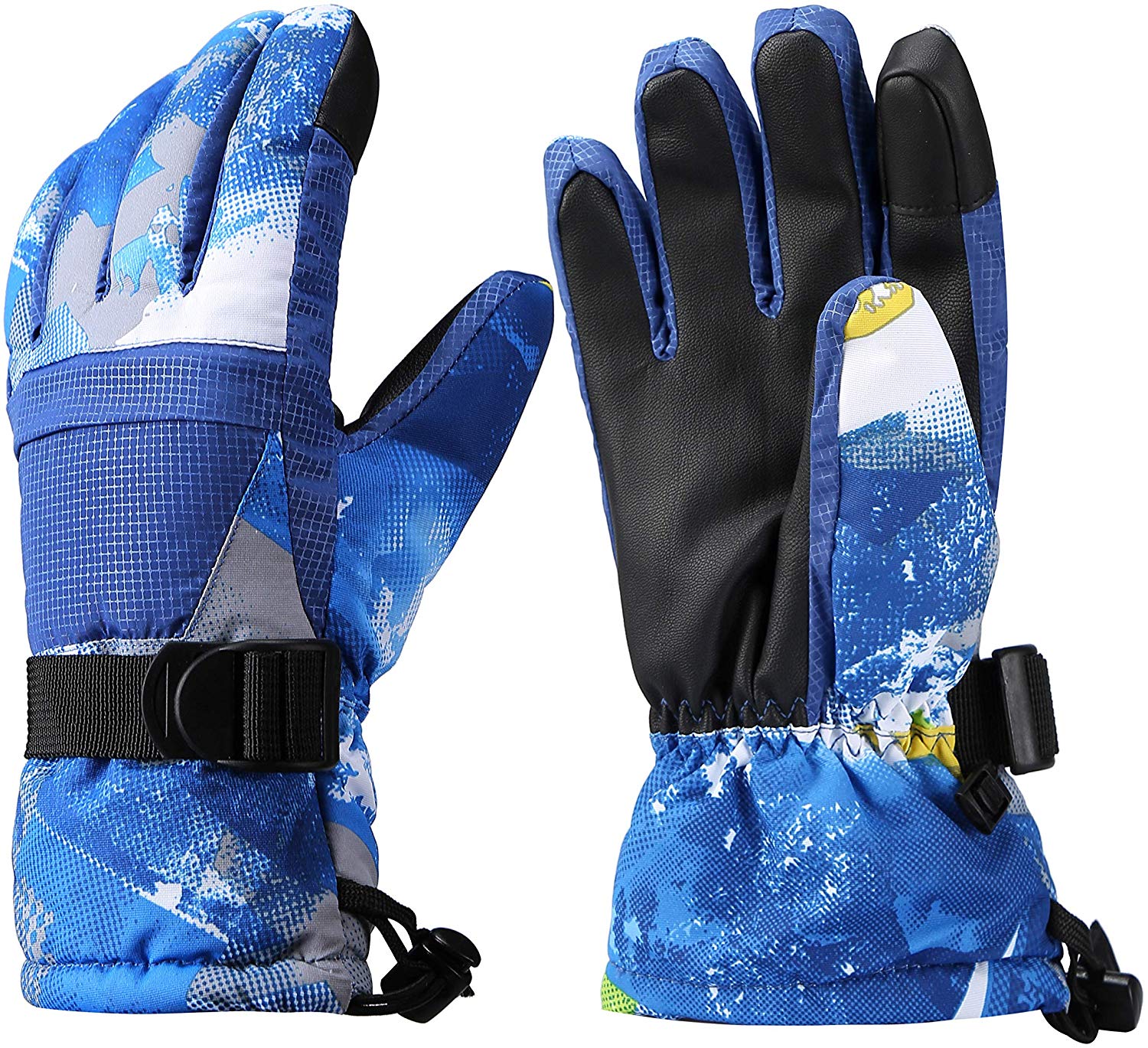 Aisprts Warmest Waterproof & Breathable Snow Ski Gloves
