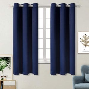 BGment Thermal Insulated Grommet Blackout Curtains, 2-Panels