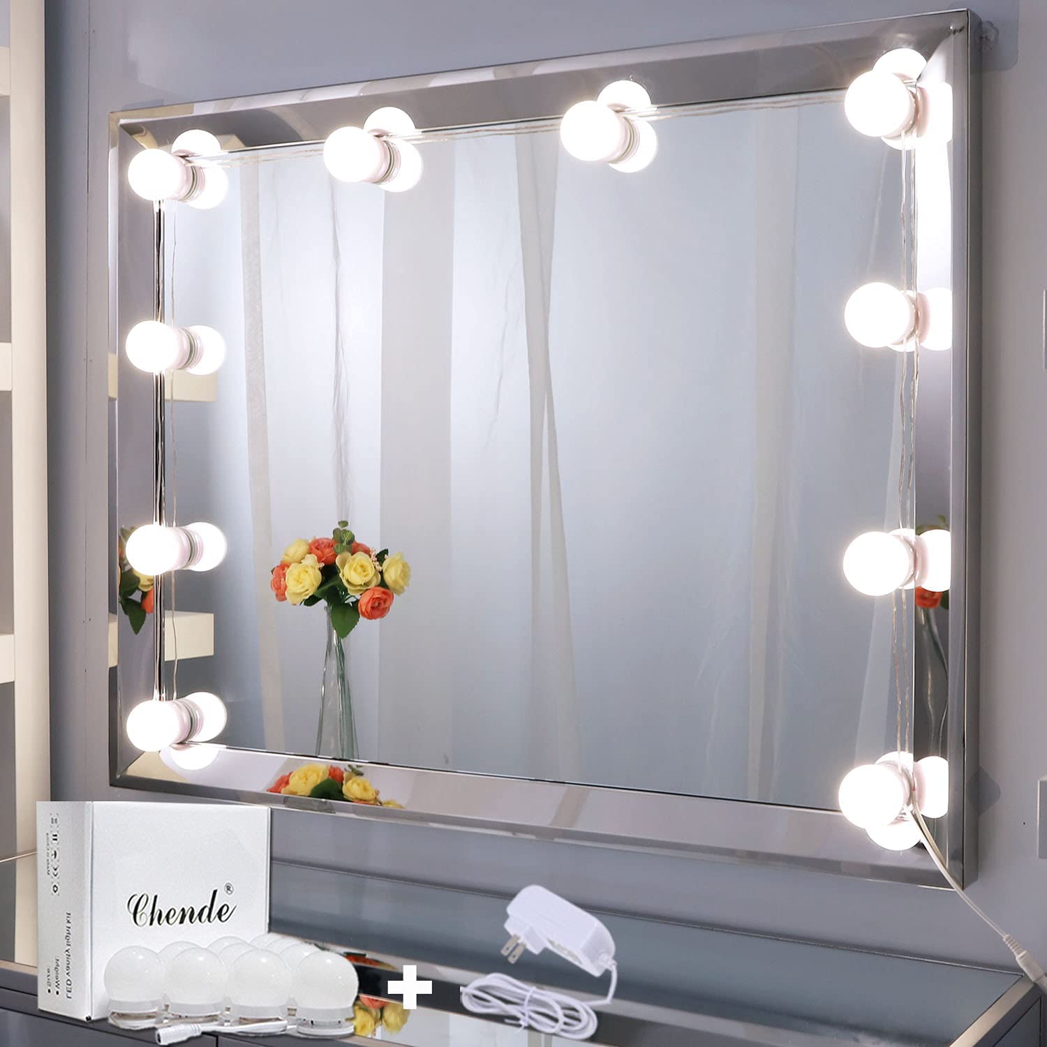 Chende Hollywood Adjustable Bath Mirror Lighting