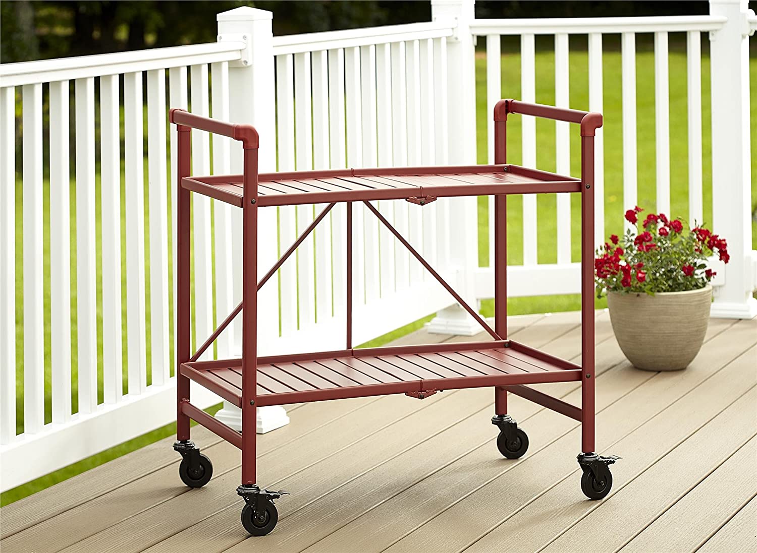 Cosco Indoor/Outdoor Folding Serving Cart