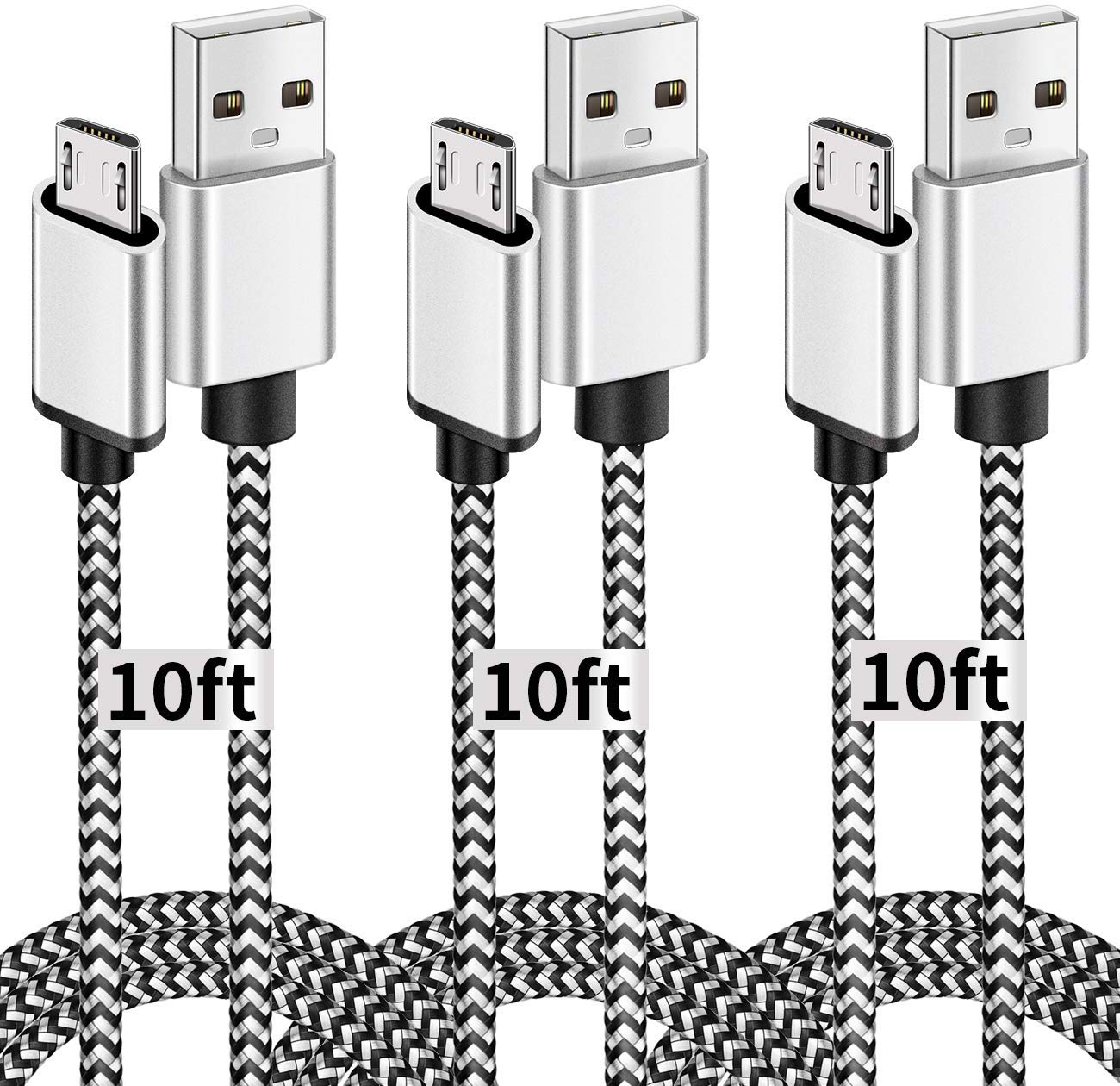 Deegotech High Speed Android Charging Cord, 10-Foot