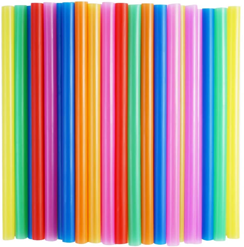 Bubble Tea Boba Tea Toddler Silicone Wide Straws Colorful with Cleaning Brush For Smoothie Ice Tea Pack of 12 Cold Brew Thick Shake Juice Milkshake Ice Shake Housavvy Kids Straws 