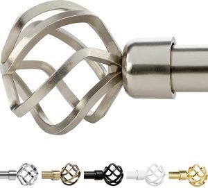 GB HOME COLLECTION Empyrean Grace Stylish Curtain Rod, 28-48-Inch