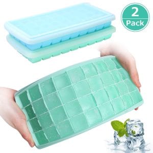 GDREAMT Silicone Ice Cube Trays, 2-Pack