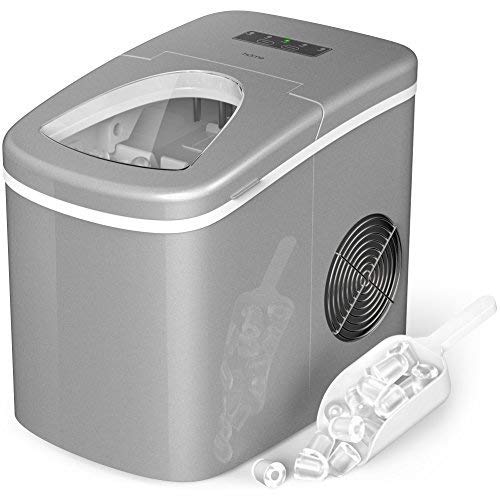 hOmeLabs Portable Countertop Ice Maker Machine With Ice Scoop And Ice Storage