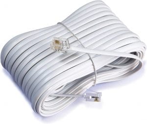 iMBAPrice Standard Telephone Extension Cord, 50-Foot