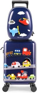 iPlay, iLearn Anti-Scratch Spinner Luggage Set For Kids