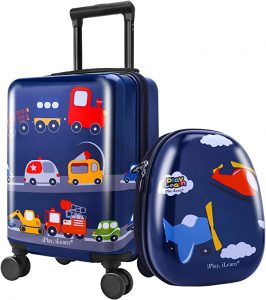 iPlay iLearn Multi-Directional Adjustable Kid’s Luggage Set