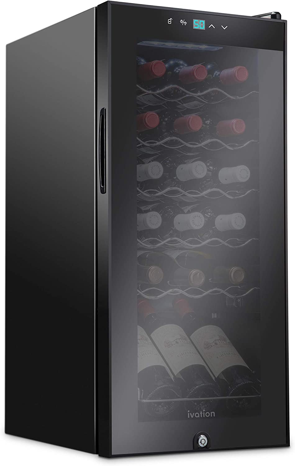 Ivation Freestanding Thermoelectric Countertop Wine Cooler