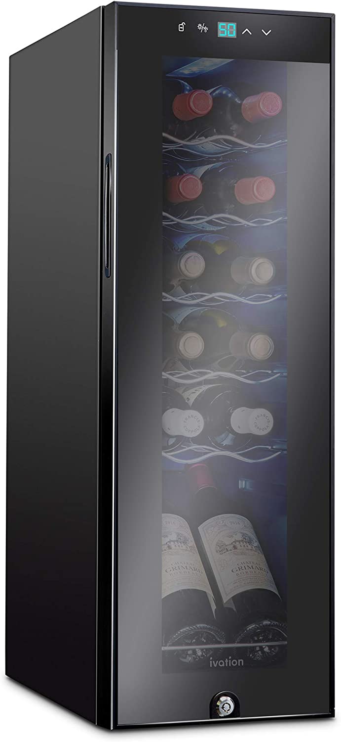 Ivation Thermoelectric Freestanding Countertop Wine Cooler