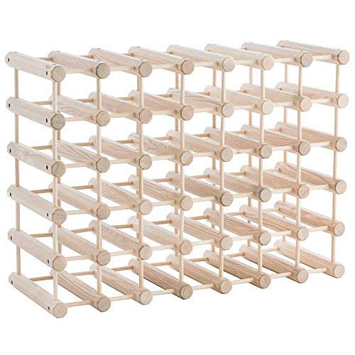 J.K. Adams Sustainable Wine Rack For Small Spaces, 40-Bottles