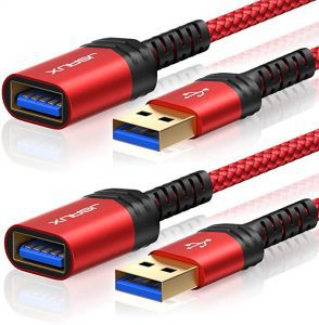 JSAUX Ultra Fast USB 3.0 Extension Cable, 6.6-Foot