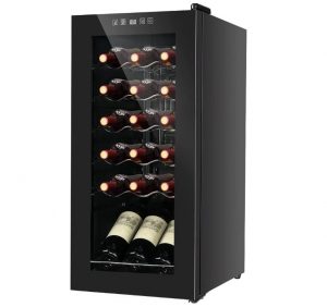 KUPPET Freestanding Countertop Single Zone Wine Cooler Refrigerator