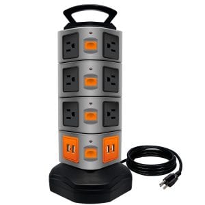 Lovin Product Surge Protector Electric Charging Station, 14-Outlet
