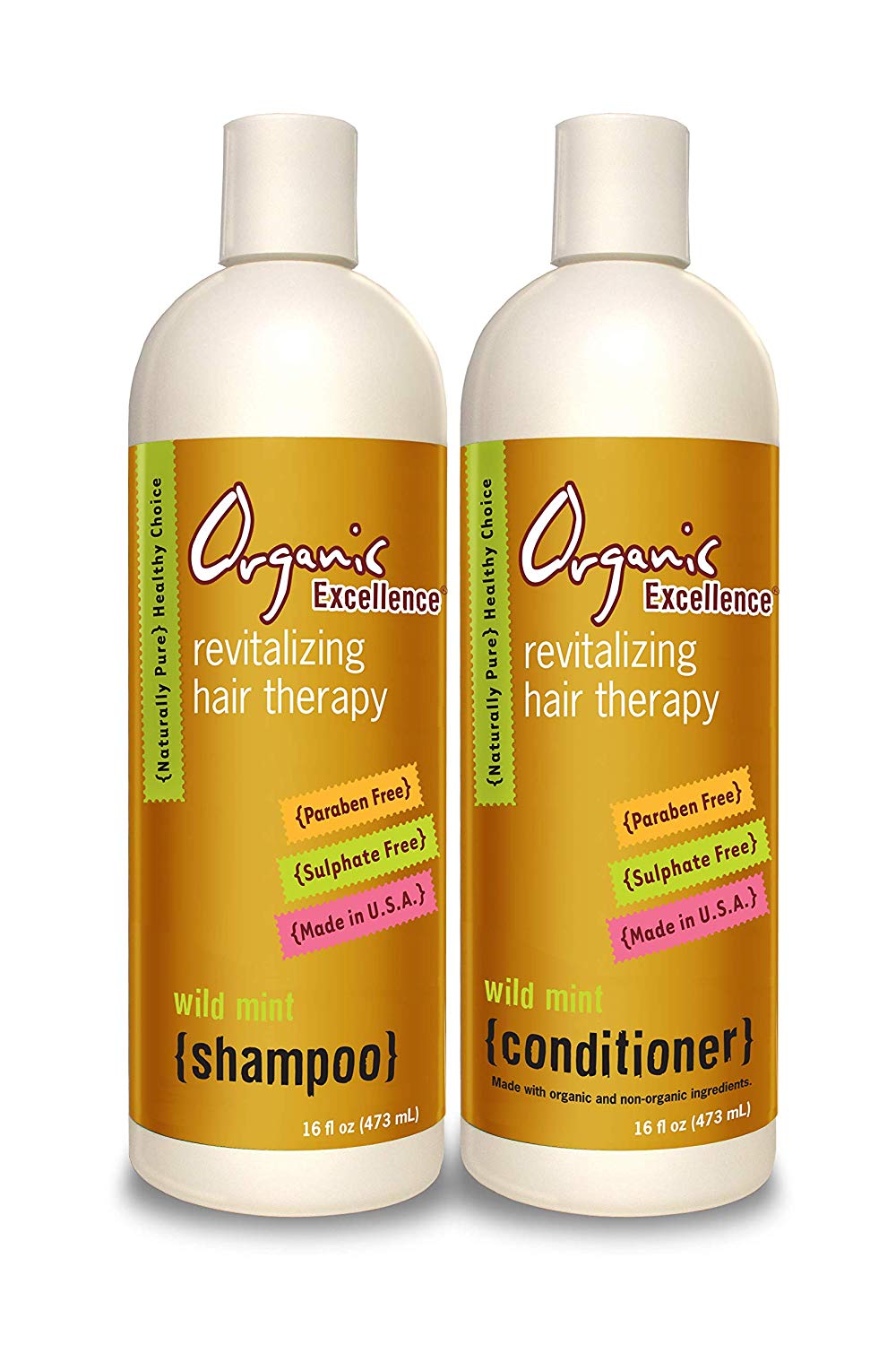 Organic Excellence Sulfate-Free All-Hair Shampoo & Conditioner
