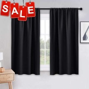 PONY DANCE Thermal Insulated Blackout Curtains, 2-Panels