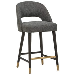 Rivet Whit Contemporary Counter Height Stools
